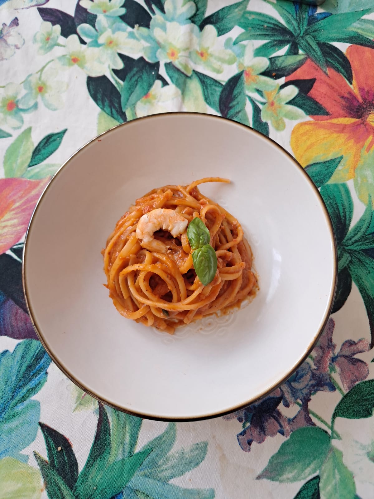 LINGUINE CON CREMA DI PEPERONI E PATATE DOLCI